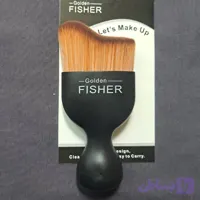 براش آرایشی گلدن‌فیشر | Golden FISHER | سر مورب | مناسب رژگونه