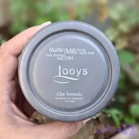 واکس مو لویز | Looys | حاوی کراتین و ویتامین B5 | رنگ مشکی | حالت‌دهنده قوی و مات‌کننده | حاوی فیلتر UV | ماندگاری 24hr