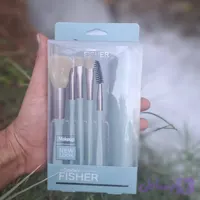 ست براش پنج‌تکه قاب‌دار گلدن‌فیشر | Golden FISHER | شامل براش‌های آرایش صورت