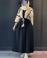 سارافن و کراپ زنانه مدل نیلو با شانتون گرم بالا