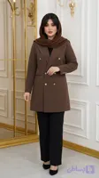 مانتو کتی ماهور زنانه با جنس مازراتی 1575