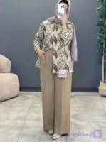کت شلوار پسته