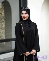 عبا مغزی دوز با جنس الیزه با کیفیت