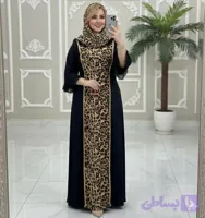 ماکسی زنانه مدل مبینا با جنس الیزه درجه1