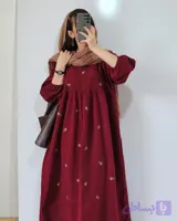 پیراهن ساحلی زنانه مدل بابونه