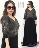 ماکسی مجلسی نفس بیگ سایز زنانه