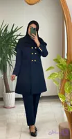 اداری ساده 6دکمه طلایی زنانه