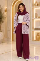 مانتو شلوار مجلسی زنانه مدل تور دار