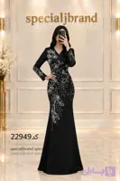 ماکسی زنانه مجلسی مدل ساناز