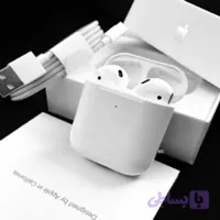 هندزفری بلوتوثی مدل Airpod2 ایرپاد هدست هندزفری پاوربانک هولدر شارژر ساعت هوشمند