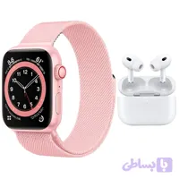 ساعت هوشمند 41 میلی متری ویسمی مدل X33 MINI با بند فلزی به همراه هدفون