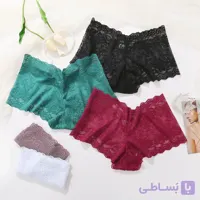 شورت زنانه جنیفری تمام دانتل وارداتی