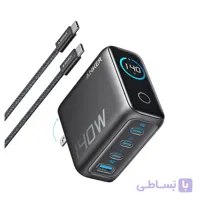 شارژر دیواری 140 وات انکر مدل A2697 به همراه کابل USB-C به طول 1.5 متر