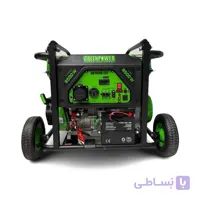 موتور برق بنزینی گرین پاور 9.5 کیلووات مدل GR11800-E2T تک فاز سه فاز