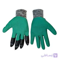 دستکش ناخن دار باغبانی