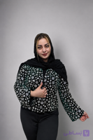 کت کوتاه مخمل سنگ دوزی شده مجلسی
