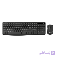 ست کیبورد و ماوس بی‌ سیم پرووان مدل KEYSET PMK25W
