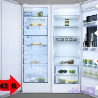 یخچال دو قلو پارس خرم door in door