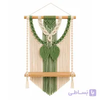 آویز شلف مکرومه مدل یاس کد 0019