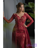 لباس مجلسی زنانه طرحدار کد 1034