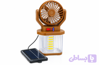 چراغ کمپینگ خورشیدی فن‌دار HB-F718W