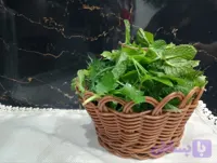 سبد حصیری مخصوص سبزی سایز کوچک