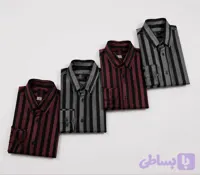 پیراهن مردانه راه راه درشت