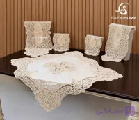 ست رومیزی پاشا 5 تکه طرح ترنج