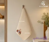 دستمال نظافت تکی آشپزخانه کتان طرحدار