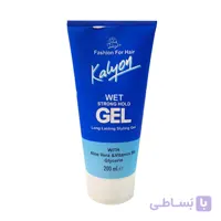 ژل مو کالیون آبی Wet Strong Hold حجم 200 میلی‌لیتر | حاوی آلوئه‌ورا و ویتامین B5