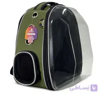 کوله پشتی حمل حیوانات زاریکس مدل زئوس پارک دار(رنگ سبز)