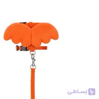 قلاده کتفی گربه مدل بال فرشته( رنگ نارنجی)