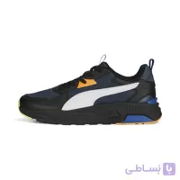 کتونی اورجینال مردانه و زنانه پوما ترینیتی لایت رنگ Dark Night white black leather