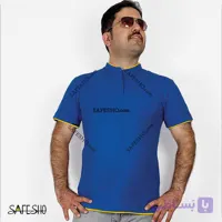 تیشرت کار مدل ثمین آبی