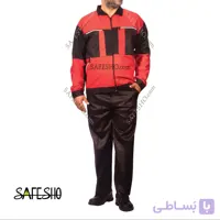 لباس کار مدل سیلور مشکی-قرمز