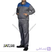 لباس کار مدل Worker ایرانخودرویی طوسی-آبی