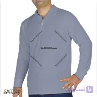 تیشرت کار آستین بلند خاکستری