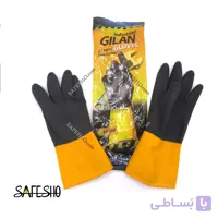 دستکش کار گیلان مدل سه لایه دورنگ