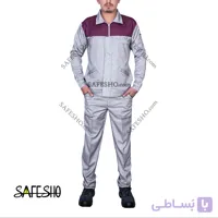 لباس کار کلاسیک Classic طوسی روشن-بنفش