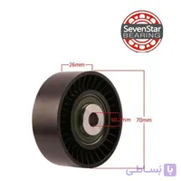 هرزگرد پژو ۲۰۶ سوراخ تنگpulley 206/d 10