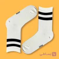 جوراب نیم ساق اسپرت برند اپتیمیست طرح دو خط