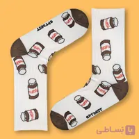 جوراب ساق دار برند اپتیمیست طرح نوتلا