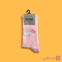 جوراب اسپرت ساق دار برند اپتیمیست طرح نایک پاپیون کیتی