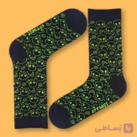 جوراب ساقدار اسپرت برند اپتیمیست طرح الین پترن