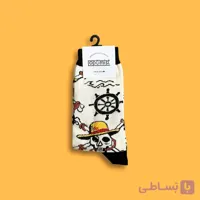 جوراب ساق دار برند اپتیمیست طرح اسکلت لوفی