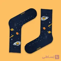 جوراب ساقدار کهکشان سرمه ای