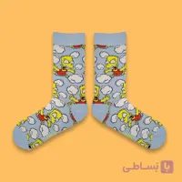 جوراب ساق دار برند اپتیمیست طرح سیمسون ابر