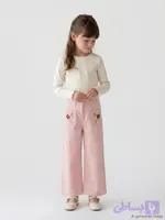 شلوار گلدوزی دخترانه برند السی وایکیکی