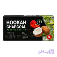 زغال هوکاه مدل نارگیل حبه ای وزن 8 کیلوگرم
