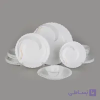 سرویس غذاخوری 25 پارچه گلدن اوپال مدل شمل کد Carine